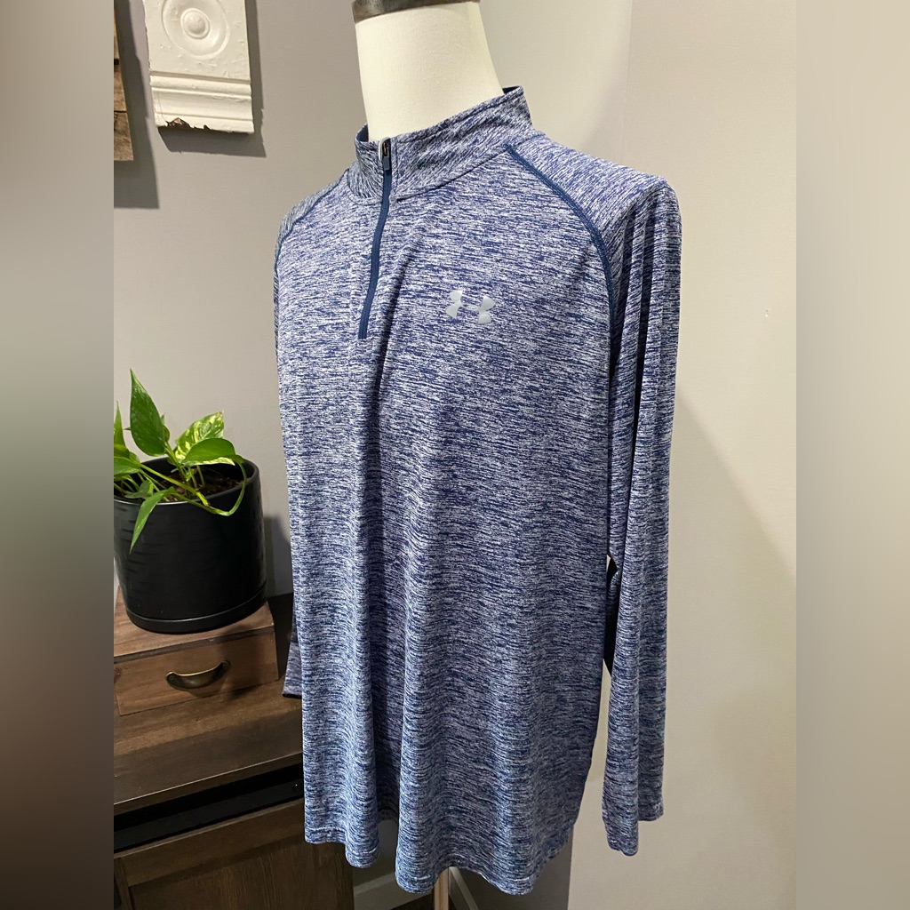 Under Armour Loose Heatgear In Blue/Grey. Men’s 2xl